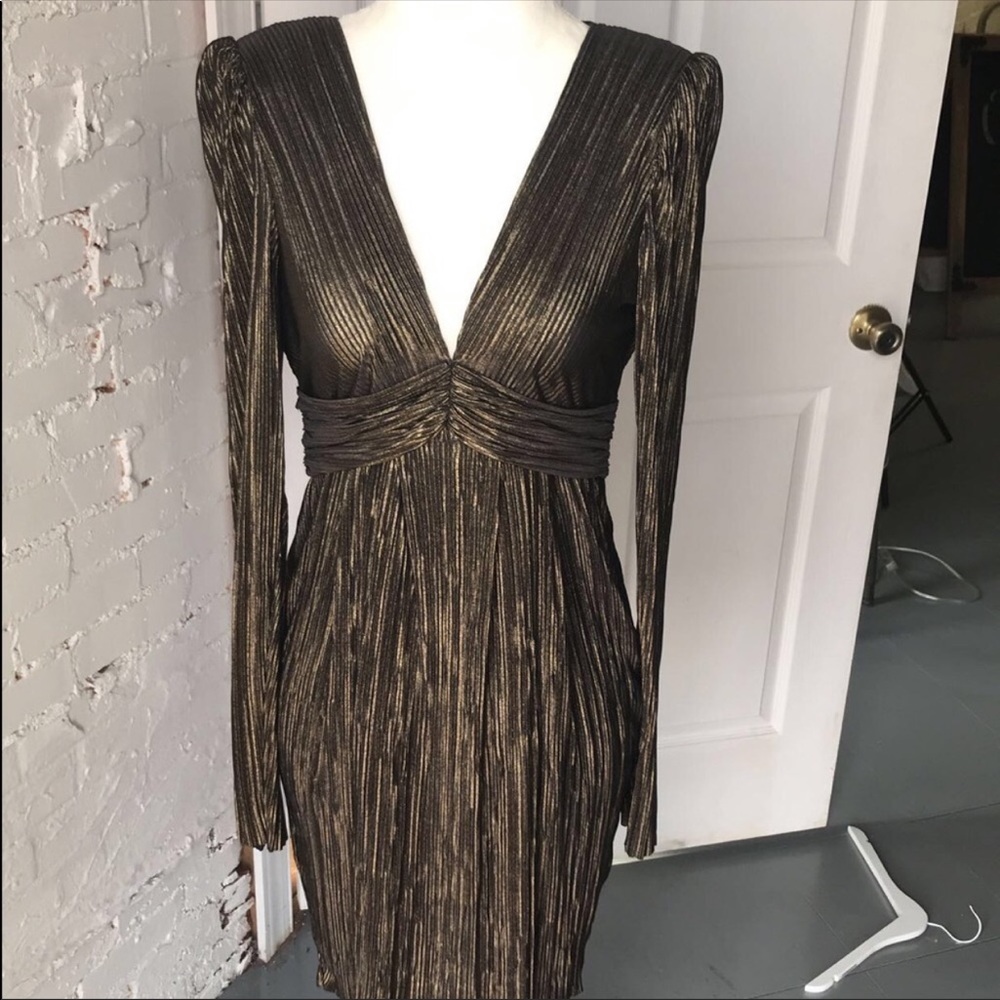 BCBGeneration black and gold dress